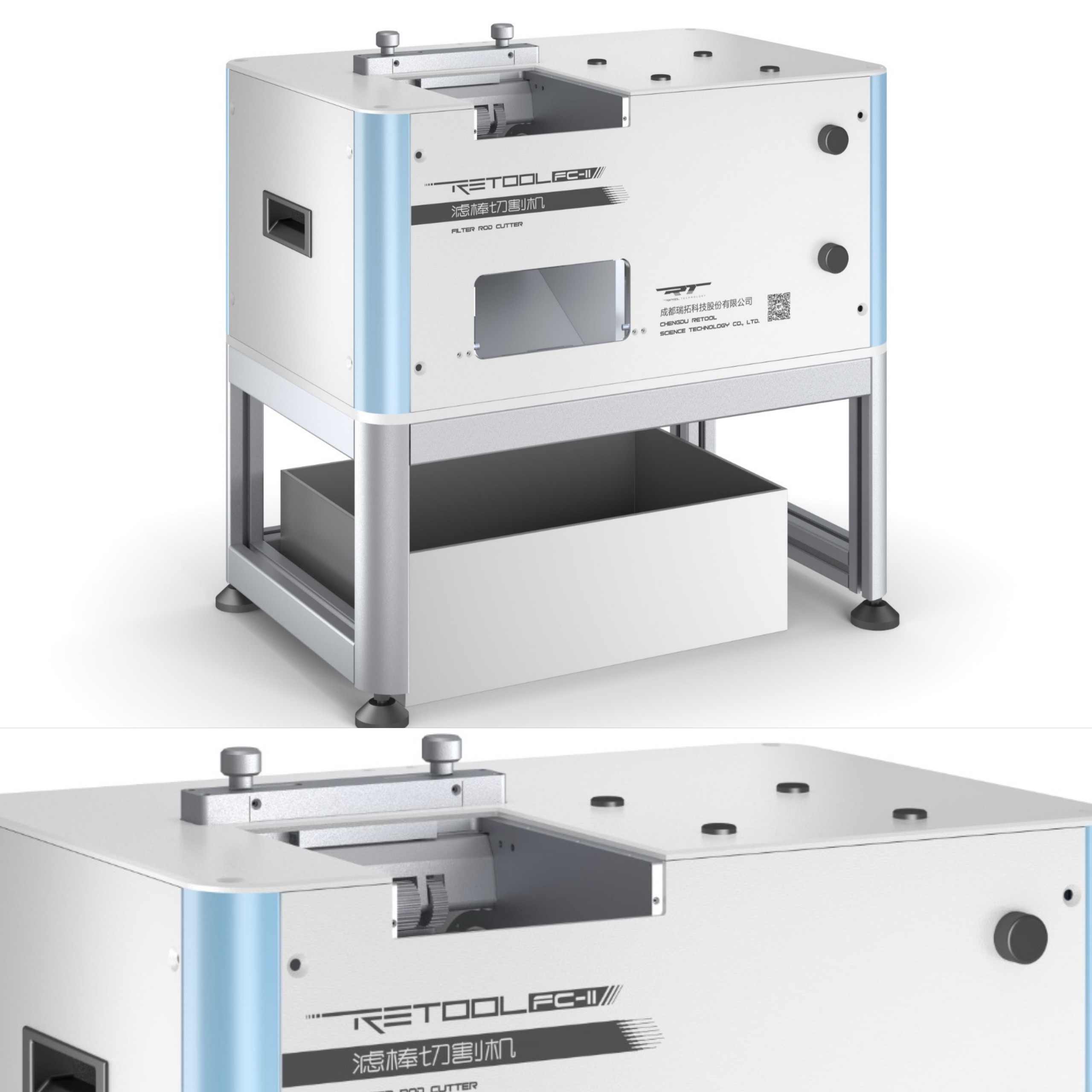 OEM de Machine van de filter-Staaf van de Sigaretproductie Materiaal Snijders het Professionele Tabak